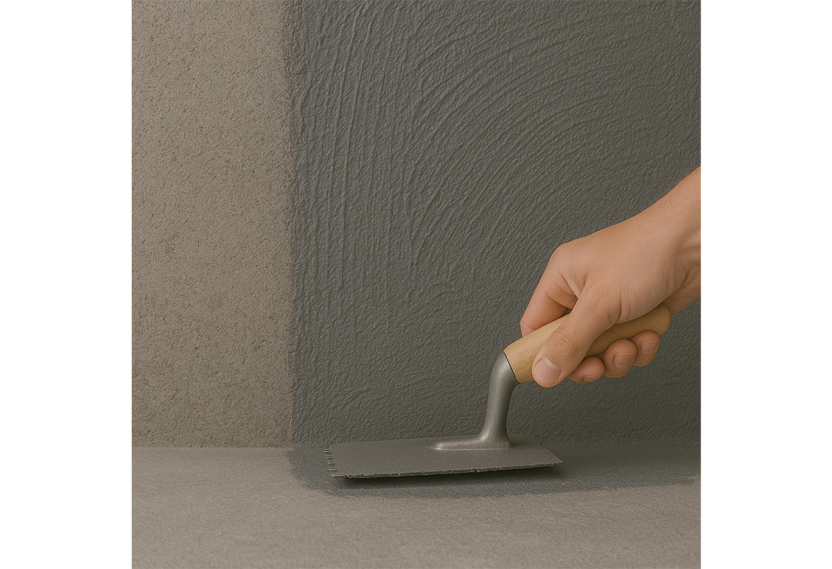 Απεικονίζεται η τοποθέτηση του στεγανωτικού με τη χρήση ειδικού εργαλείου.